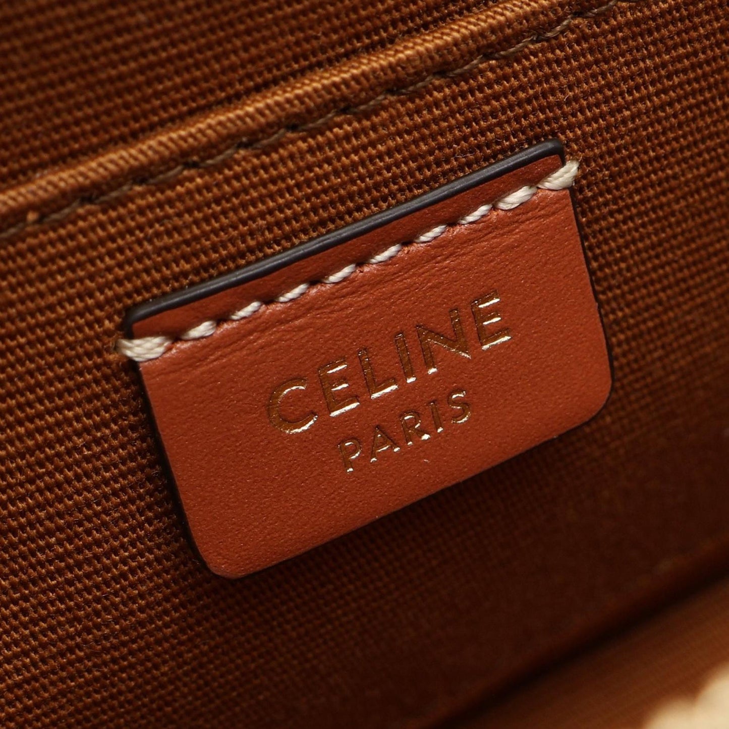 Celine Mini Triomphe Cuir Coated Canvas Camera Bag