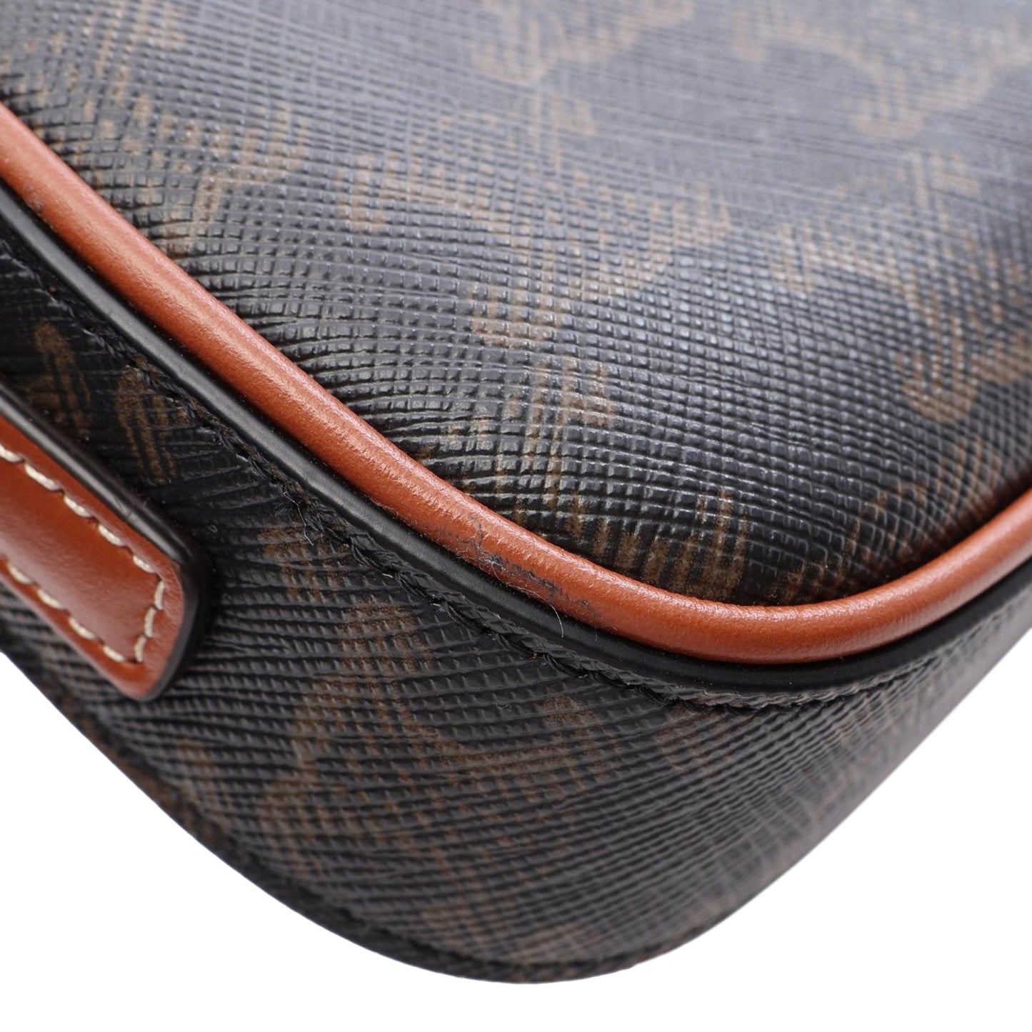 Celine Mini Triomphe Cuir Coated Canvas Camera Bag