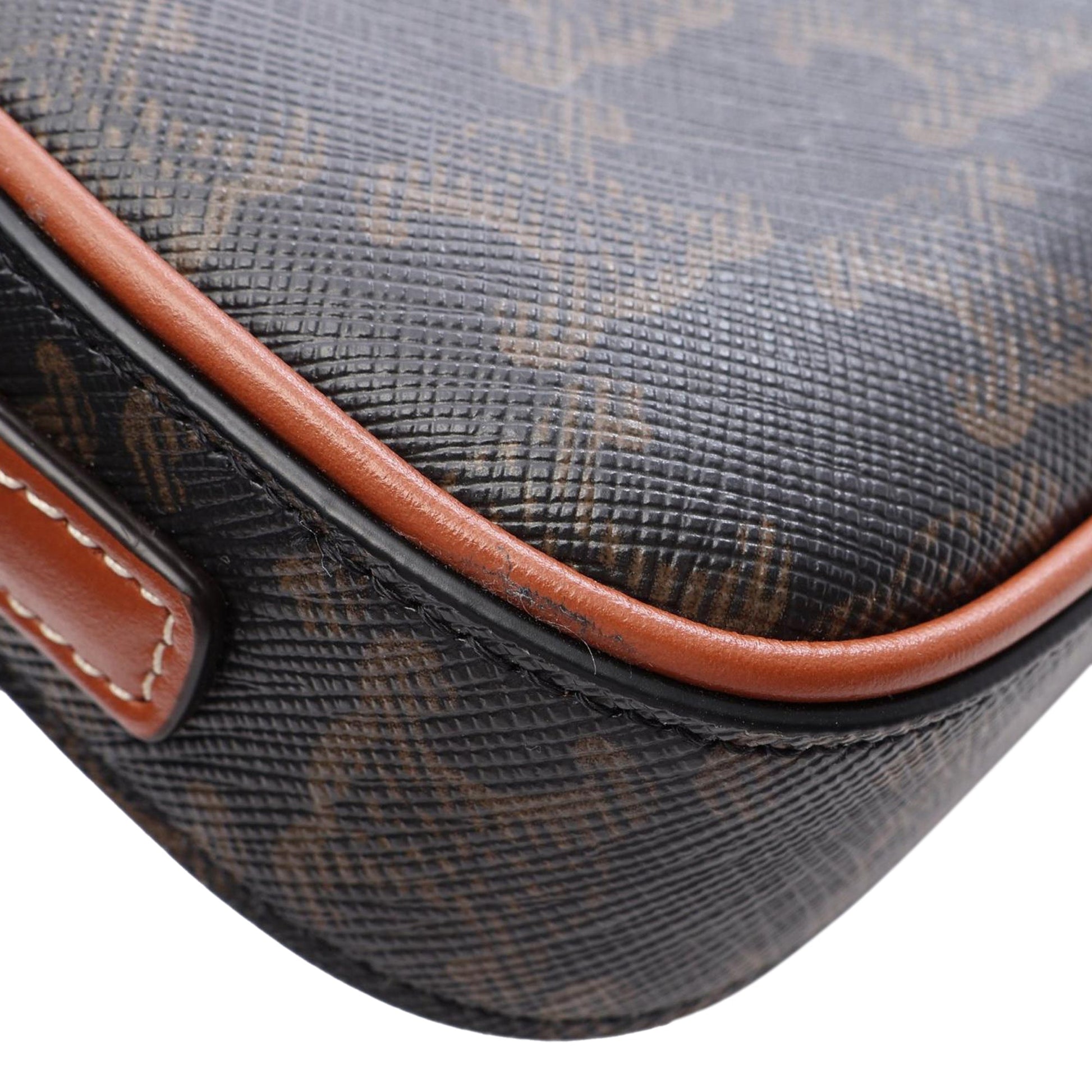Celine Mini Triomphe Cuir Coated Canvas Camera Bag