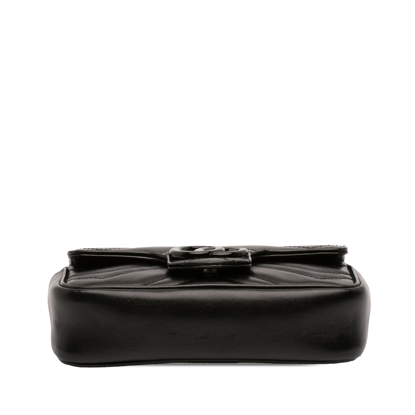 Gucci Mini GG Marmont Matelasse Calfskin Monochrome Flap Crossbody