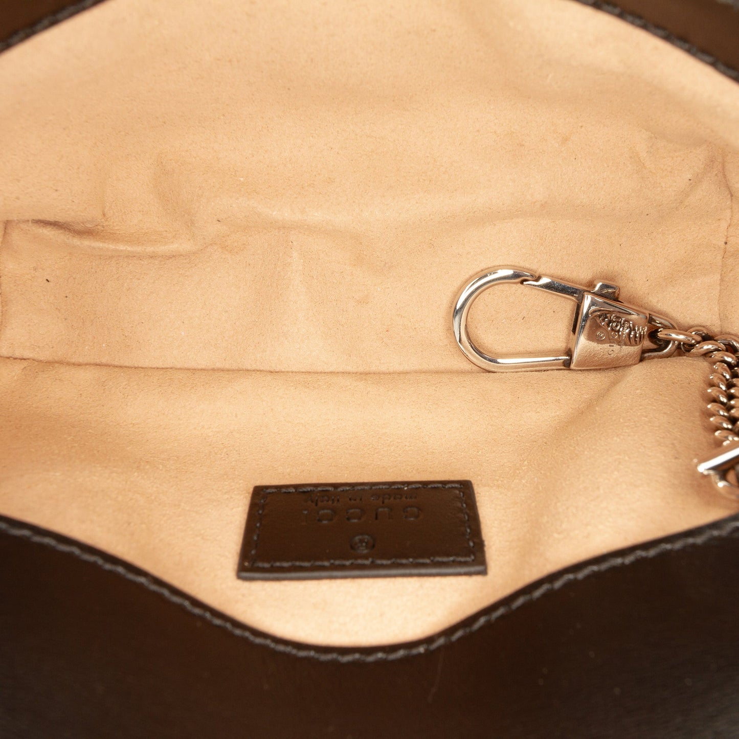Gucci Mini GG Marmont Matelasse Calfskin Monochrome Flap Crossbody