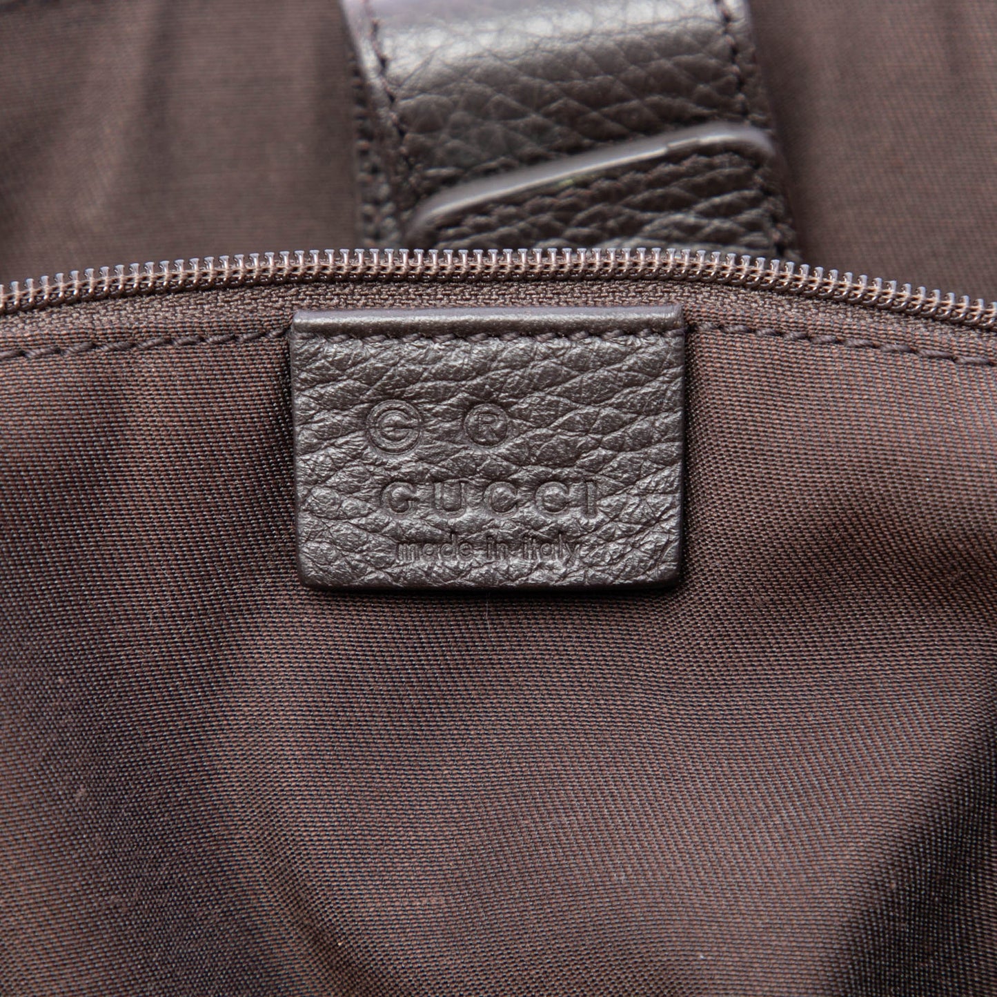 Gucci GG Denim Abbey D Ring Satchel