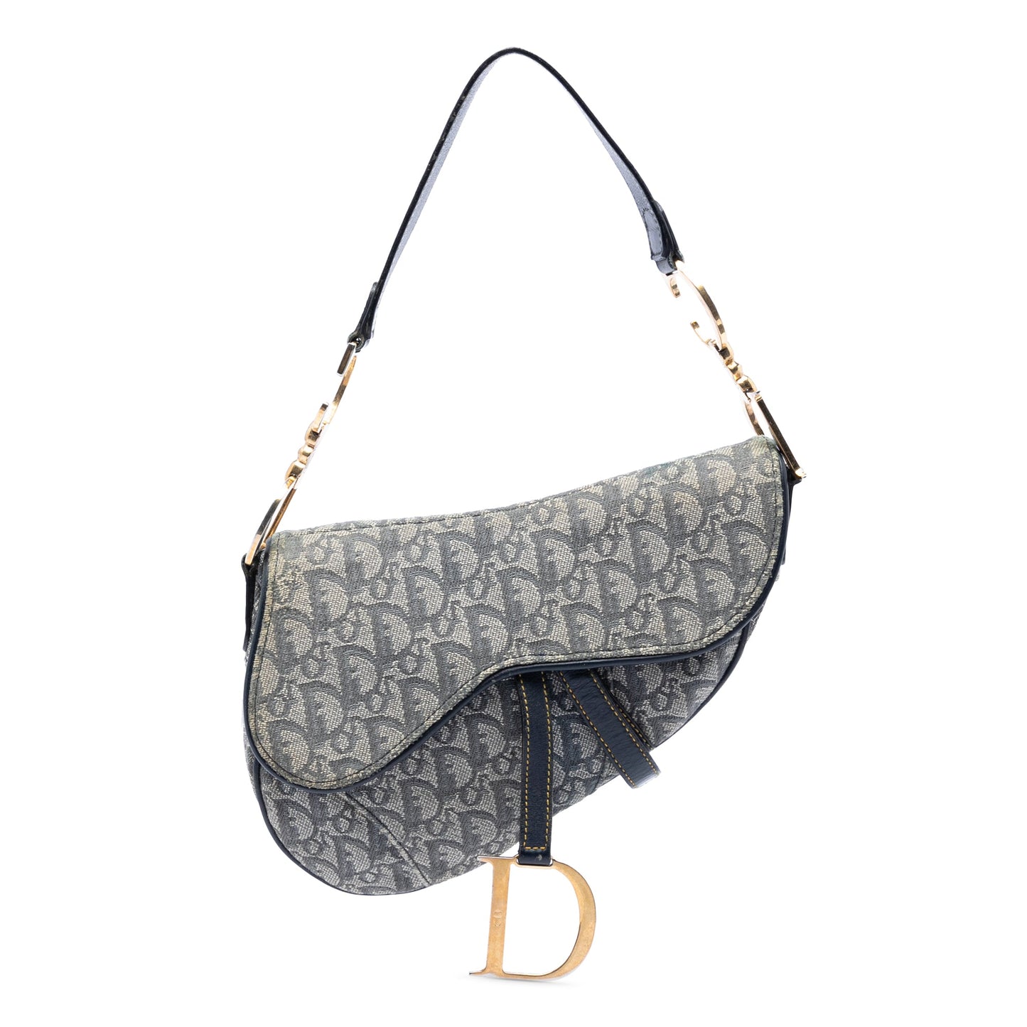 Dior Diorissimo Canvas Saddle Bag