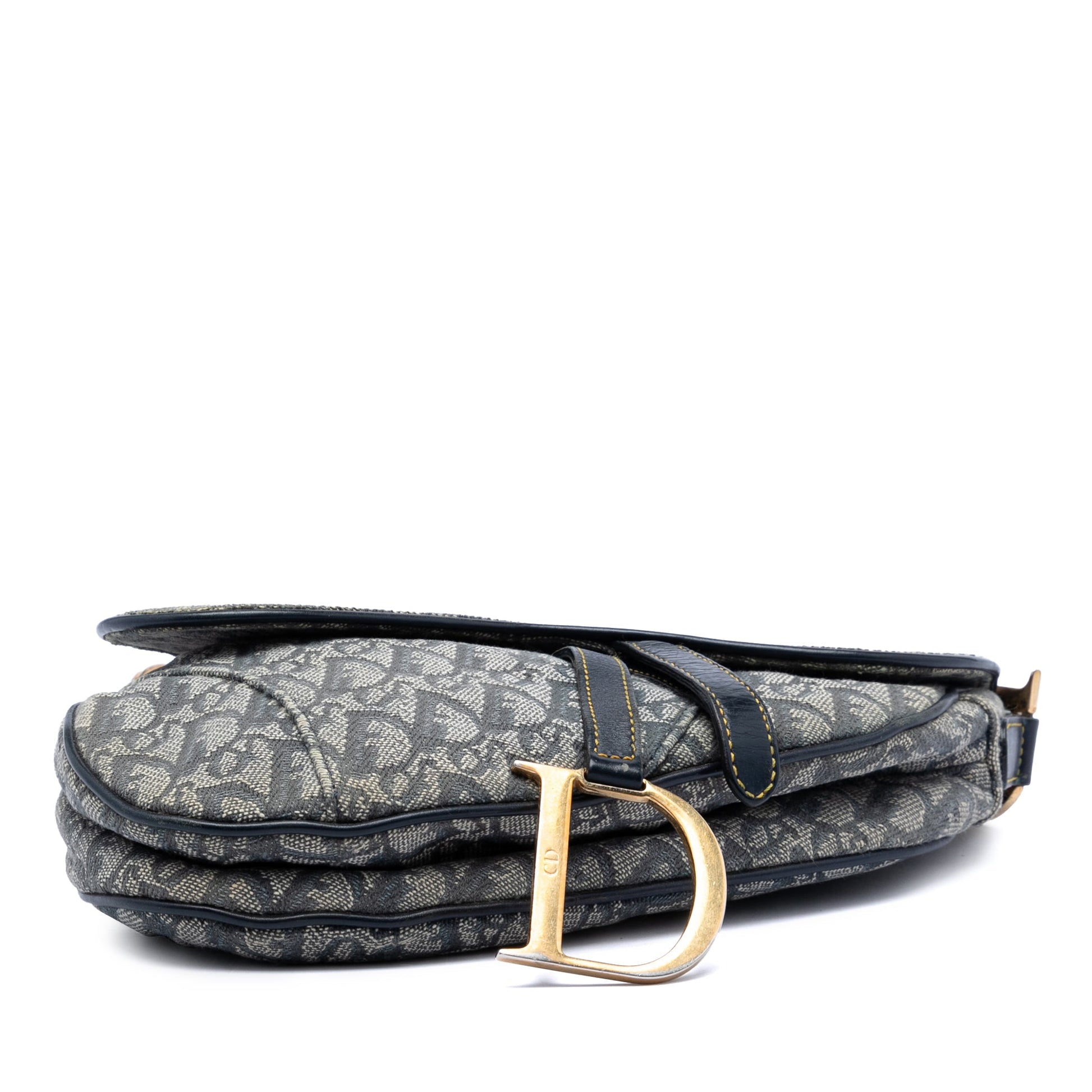 Dior Diorissimo Canvas Saddle Bag