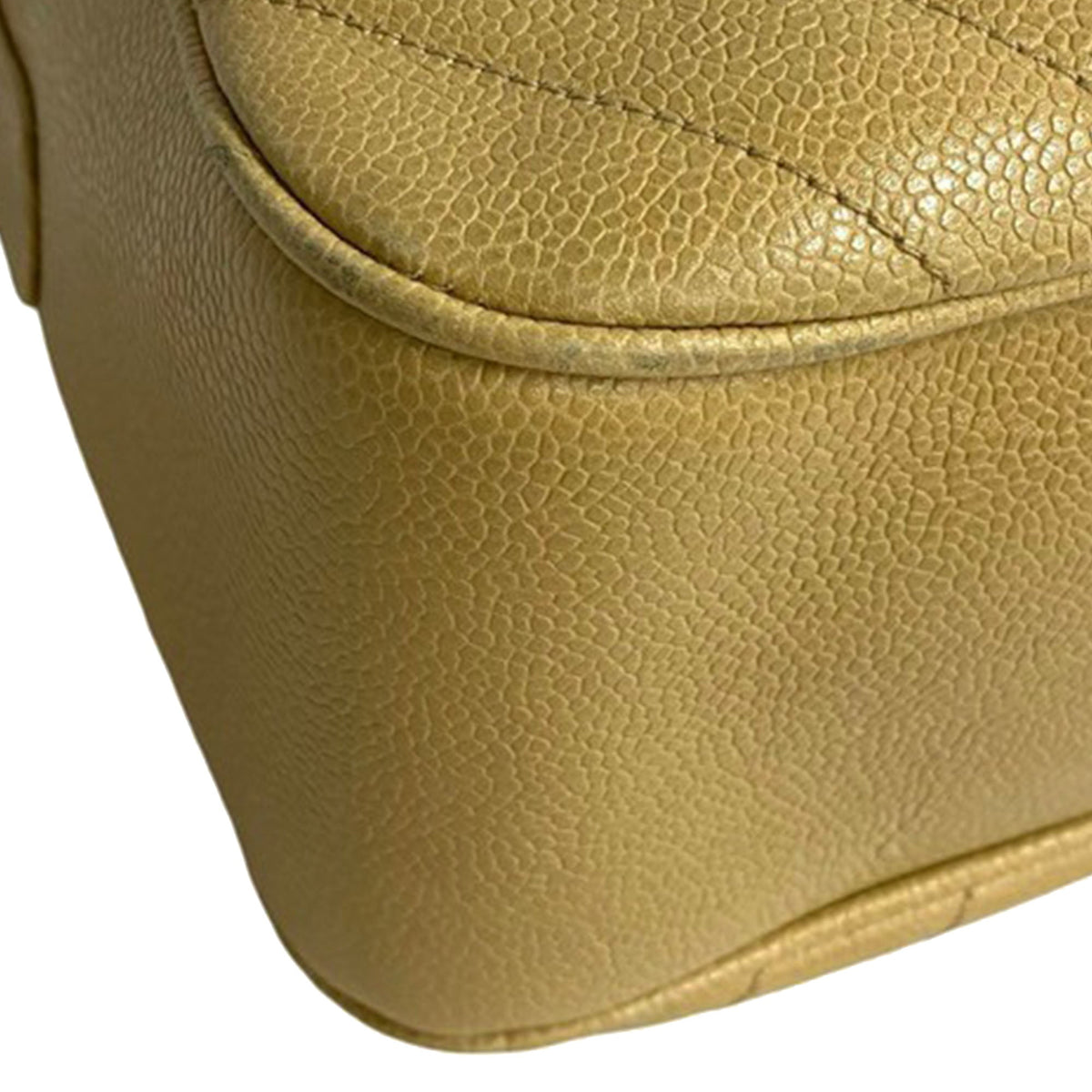 Chanel CC Chevron Caviar Vanity Case with Chain