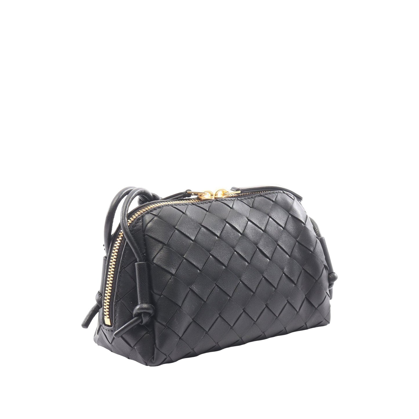 Bottega Veneta Lambskin Intrecciato Concert Pouch