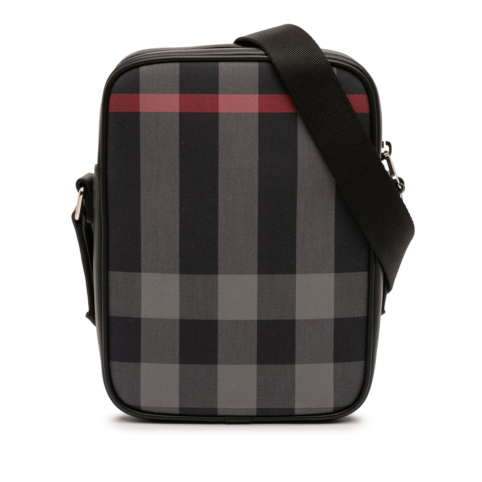 Giant Check Nylon Vertical Paddy Crossbody