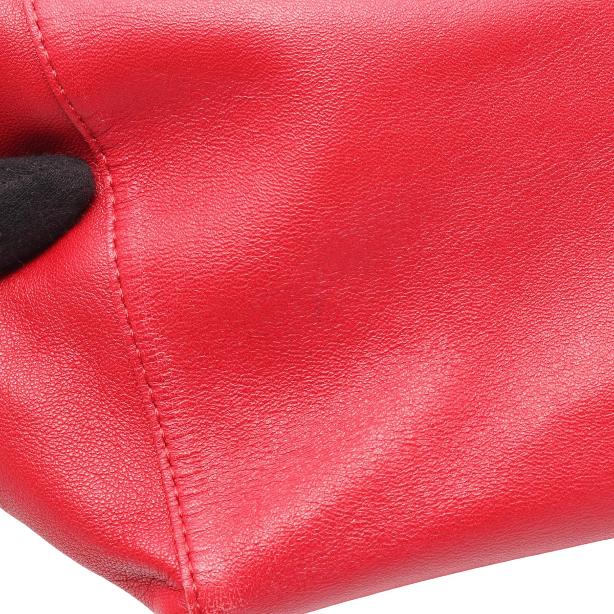 Celine CELINE Horizontalkava Tote Bag leather Orange Red Used Women
