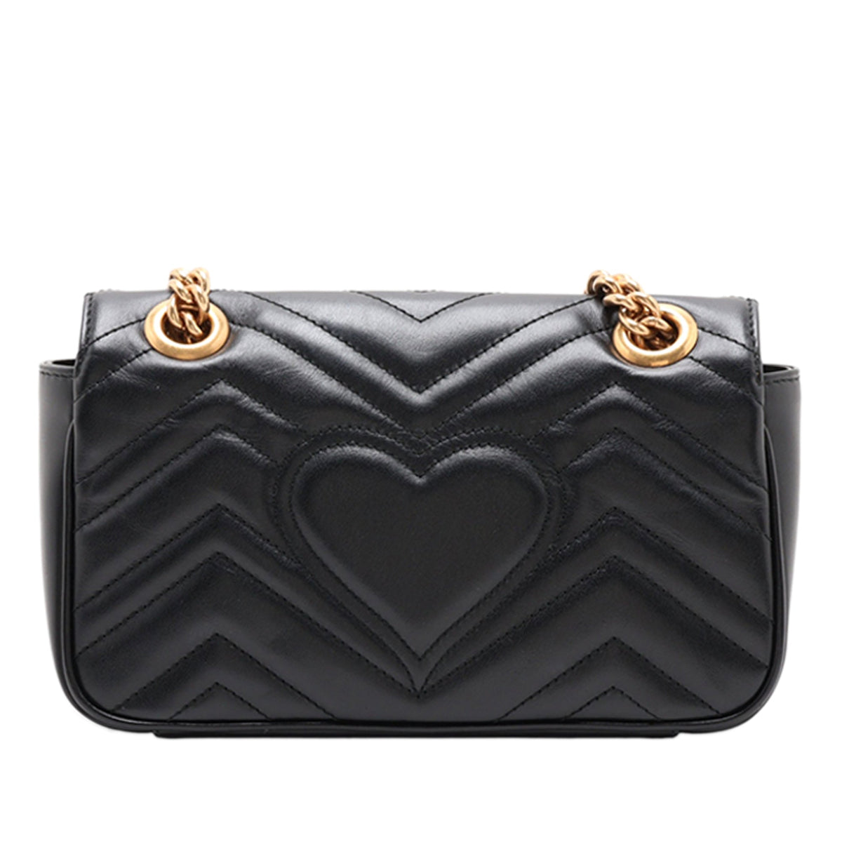 Gucci Super Mini GG Marmont — Black
