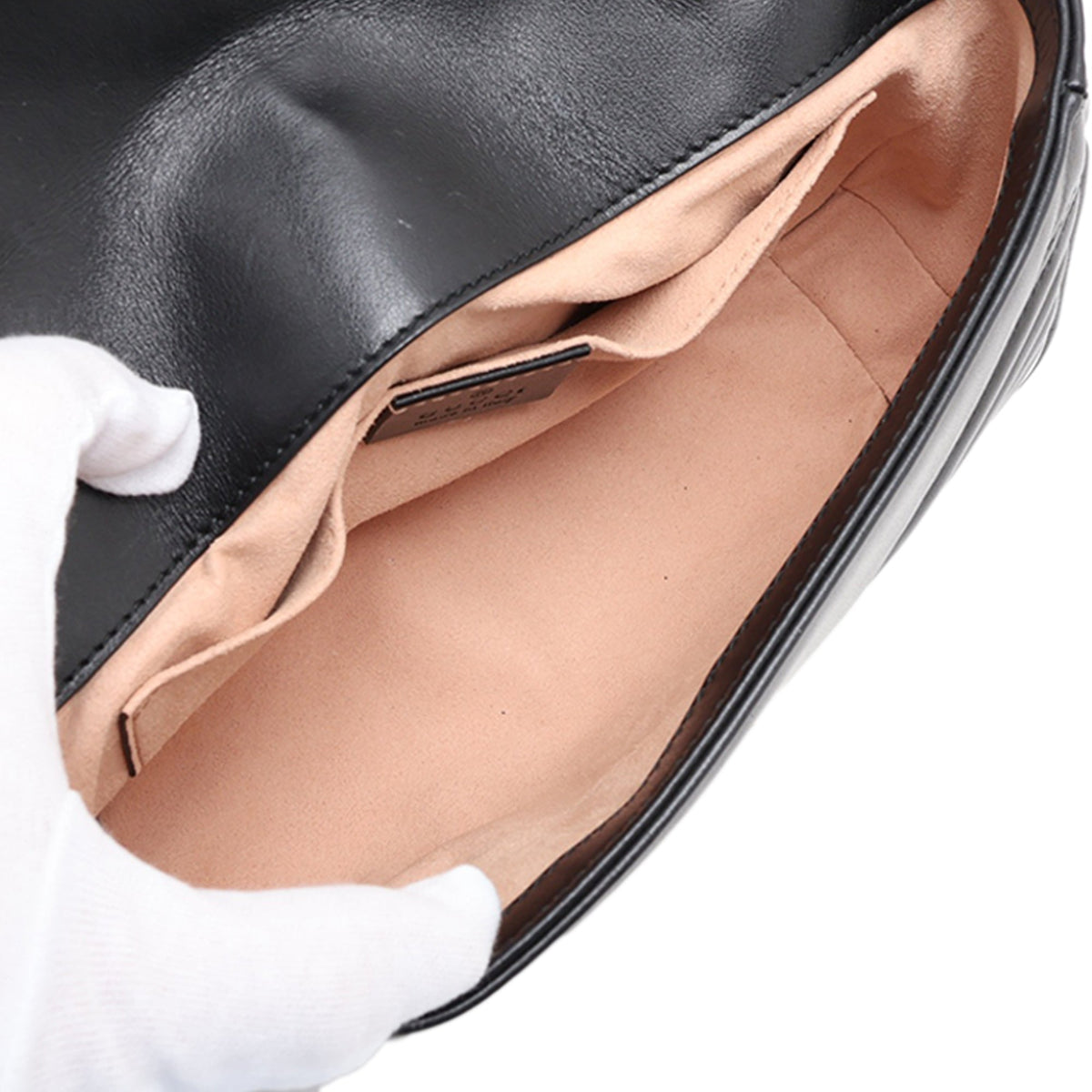 Gucci Super Mini GG Marmont — Black