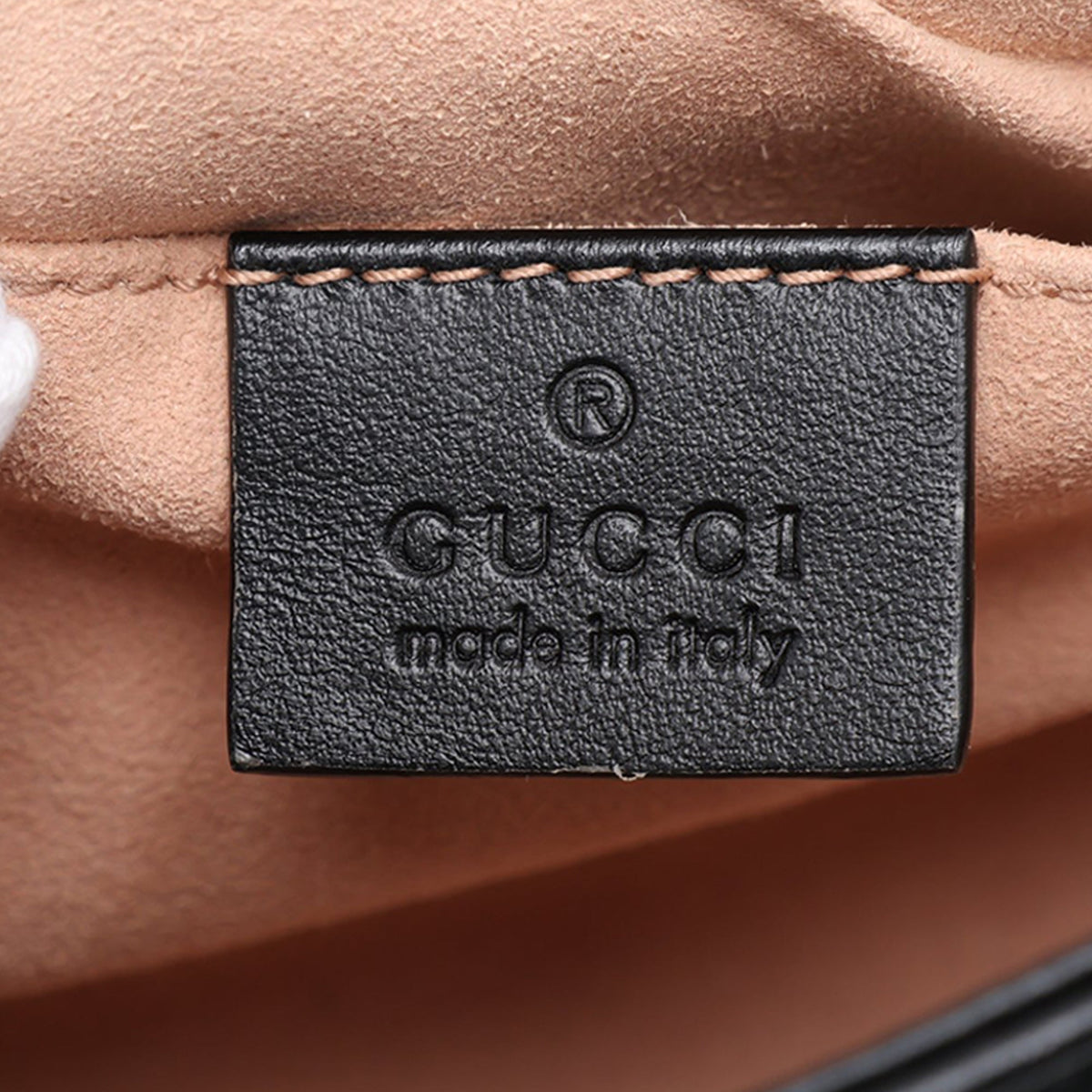 Gucci Super Mini GG Marmont — Black