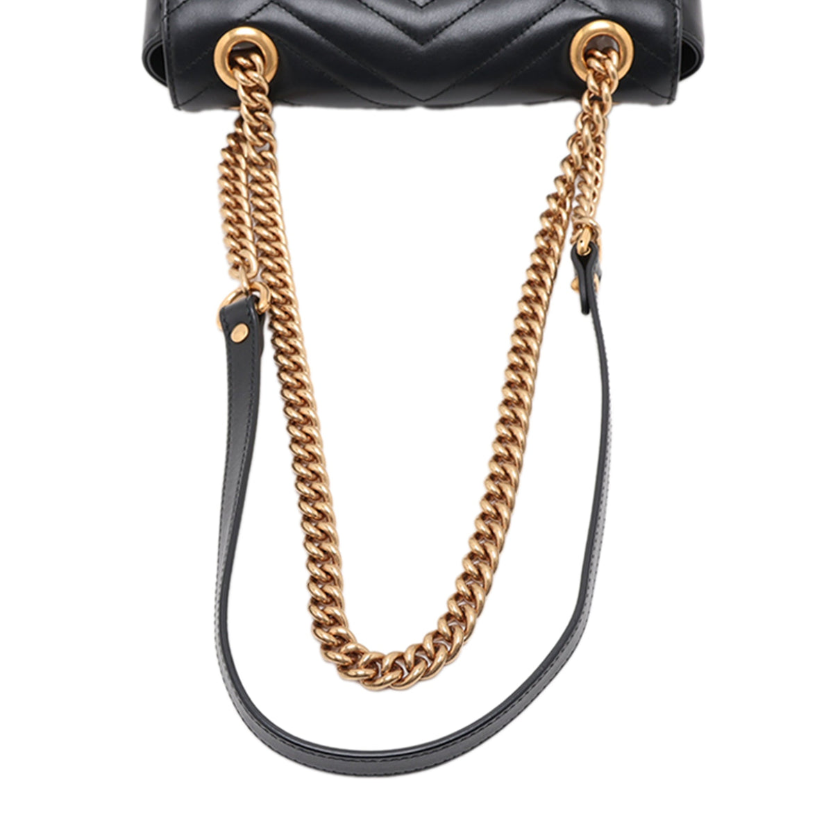 Gucci Super Mini GG Marmont — Black