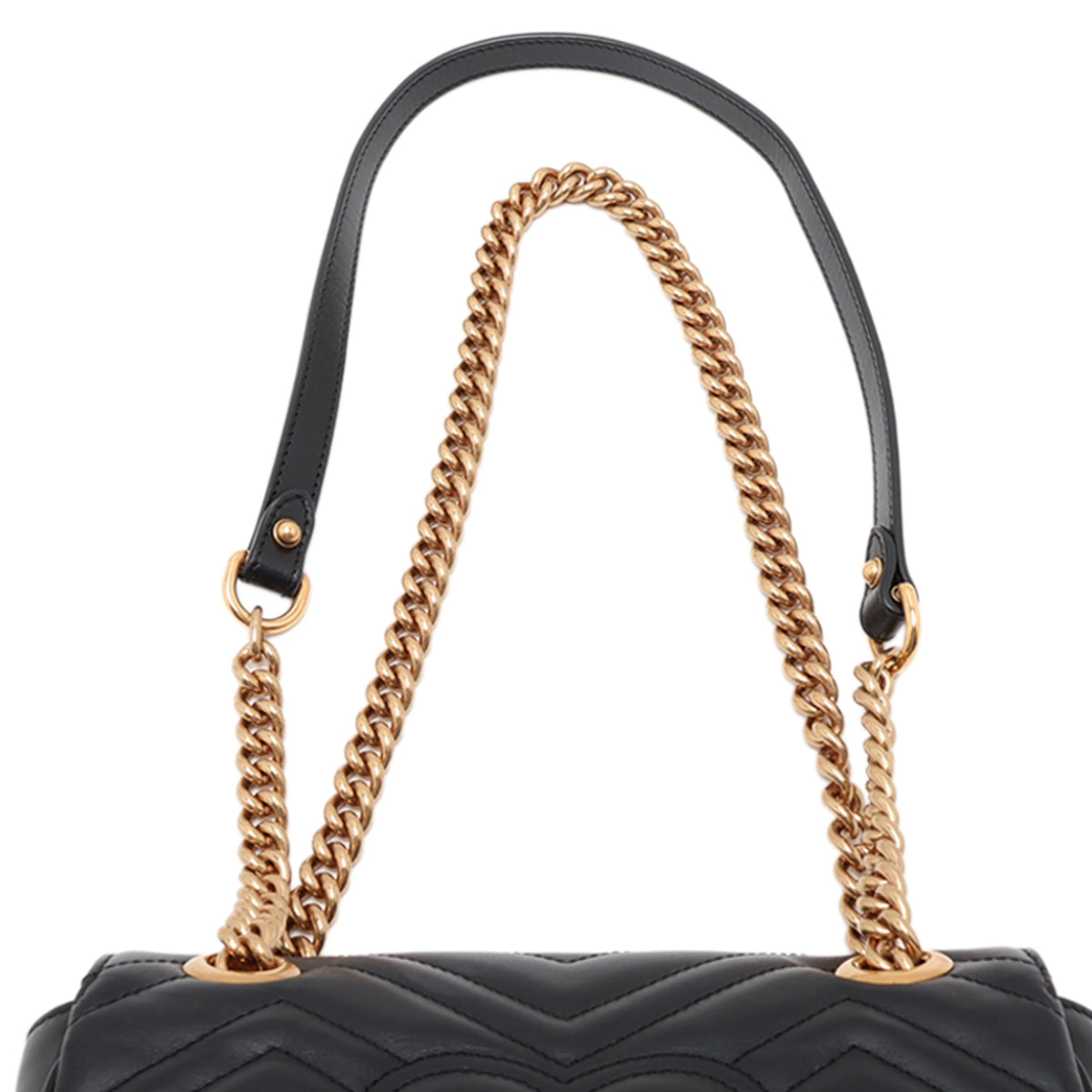 Gucci Super Mini GG Marmont — Black