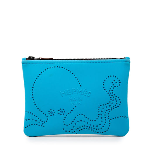 Hermès Small Perforated Nylon Neobain Poulpe Fiction Case