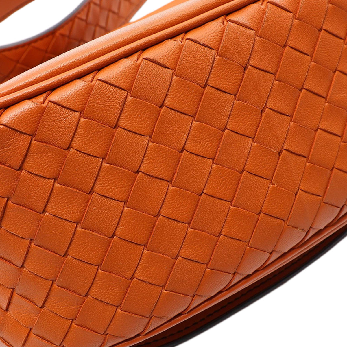 Bottega Veneta Nappa Intrecciato Luna Crossbody — Brown