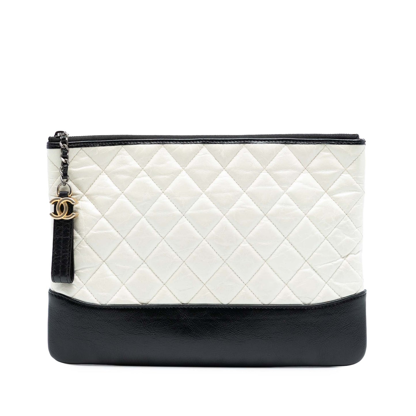 Chanel Medium Aged Calfskin Gabrielle O Case Clutch