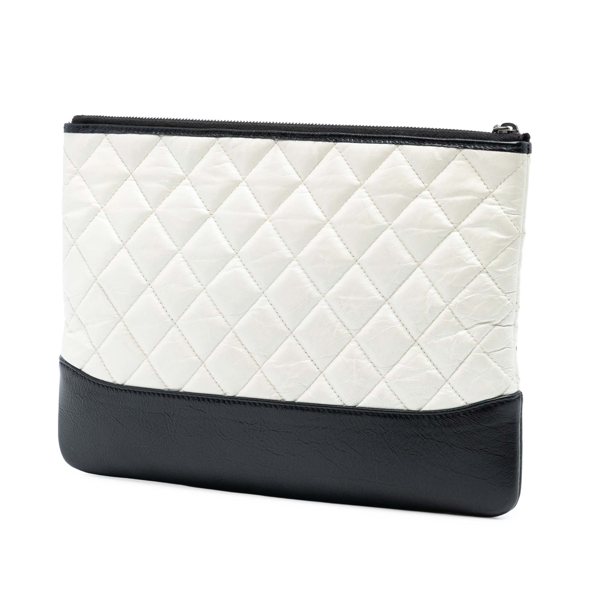 Chanel Medium Aged Calfskin Gabrielle O Case Clutch