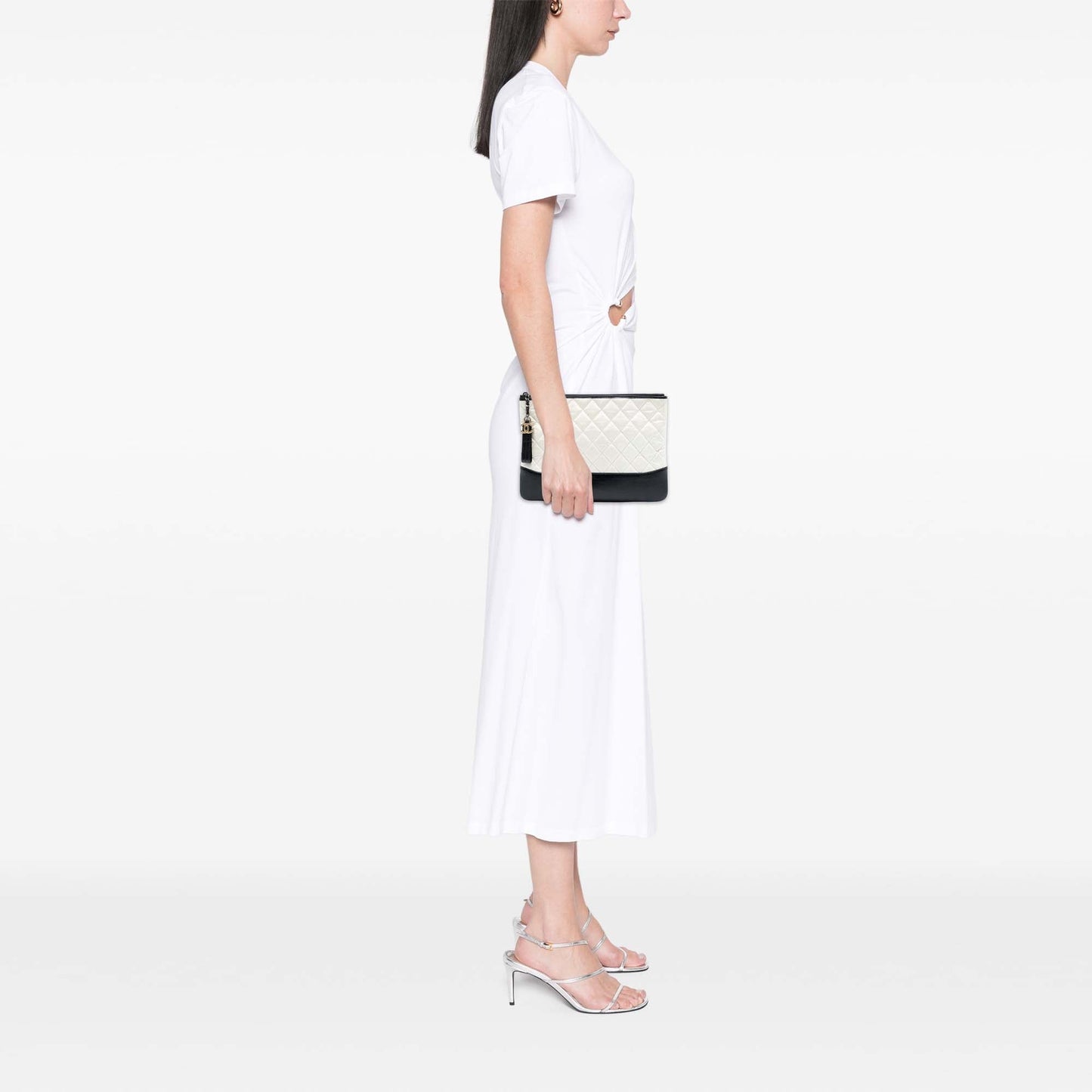 Chanel Medium Aged Calfskin Gabrielle O Case Clutch