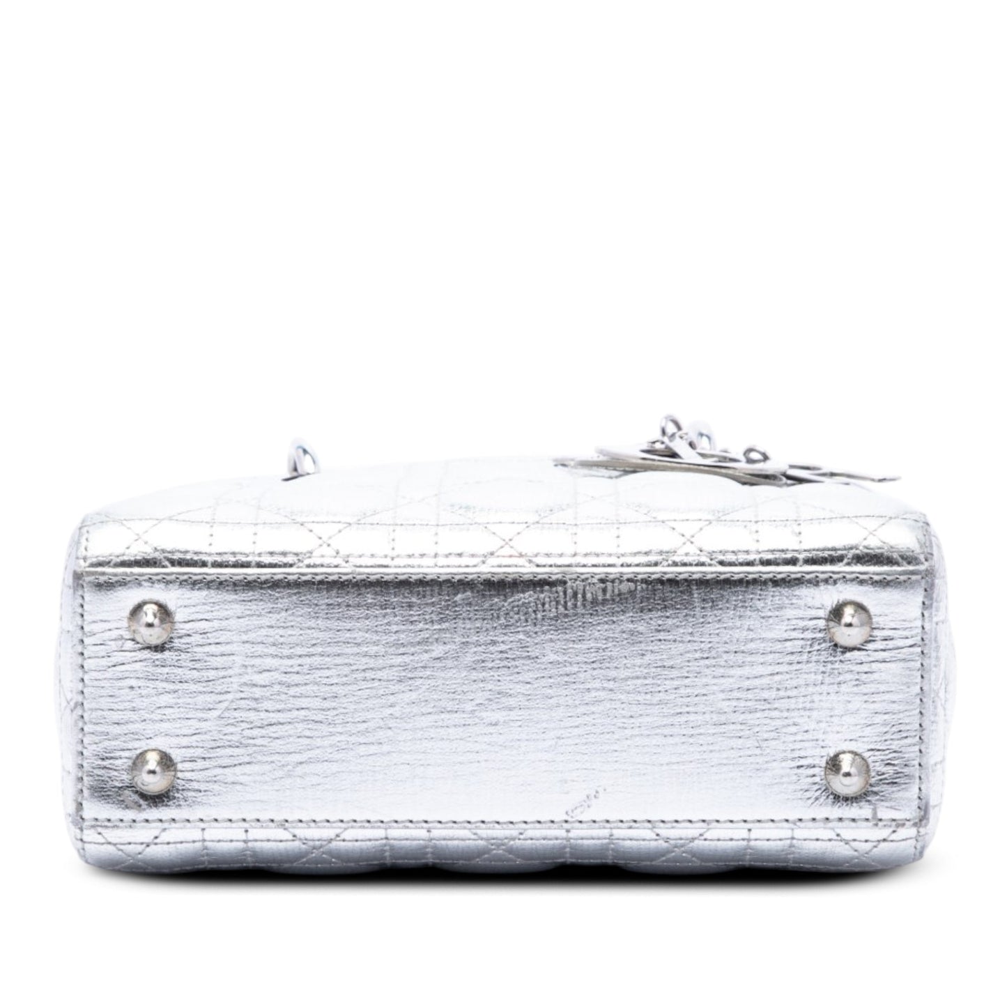 Dior Small Metallic Lambskin Cannage My ABCDior Lady Dior