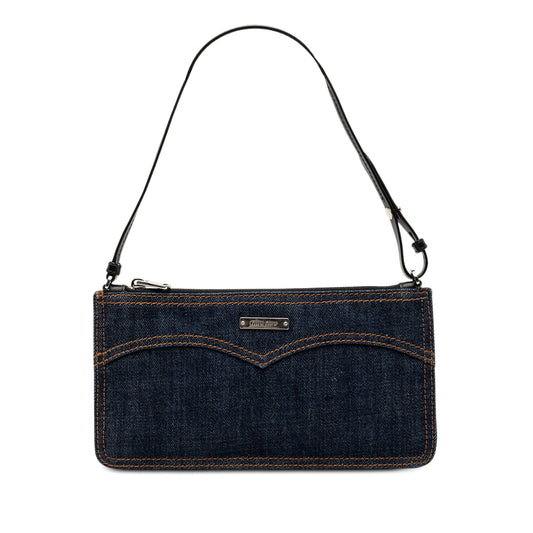 Miu Miu Denim Shoulder Bag