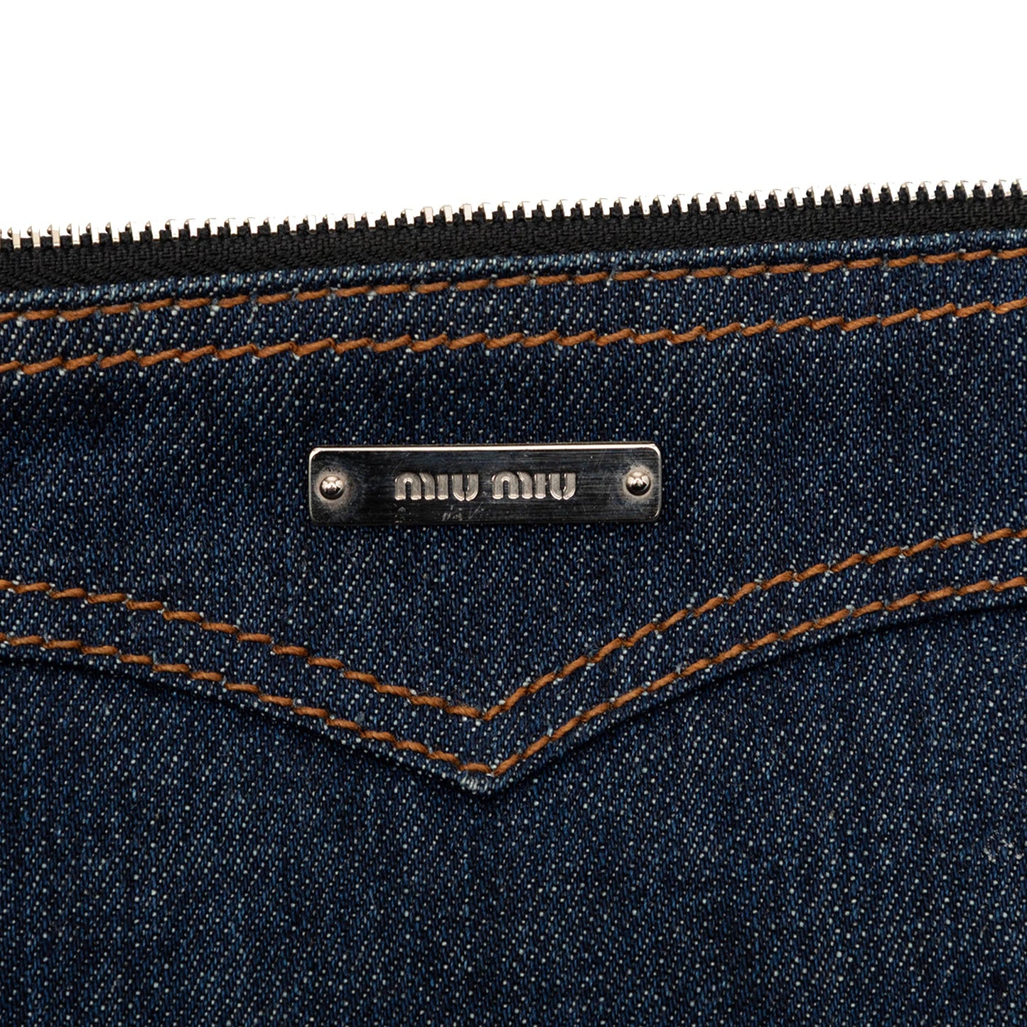 Miu Miu Denim Shoulder Bag
