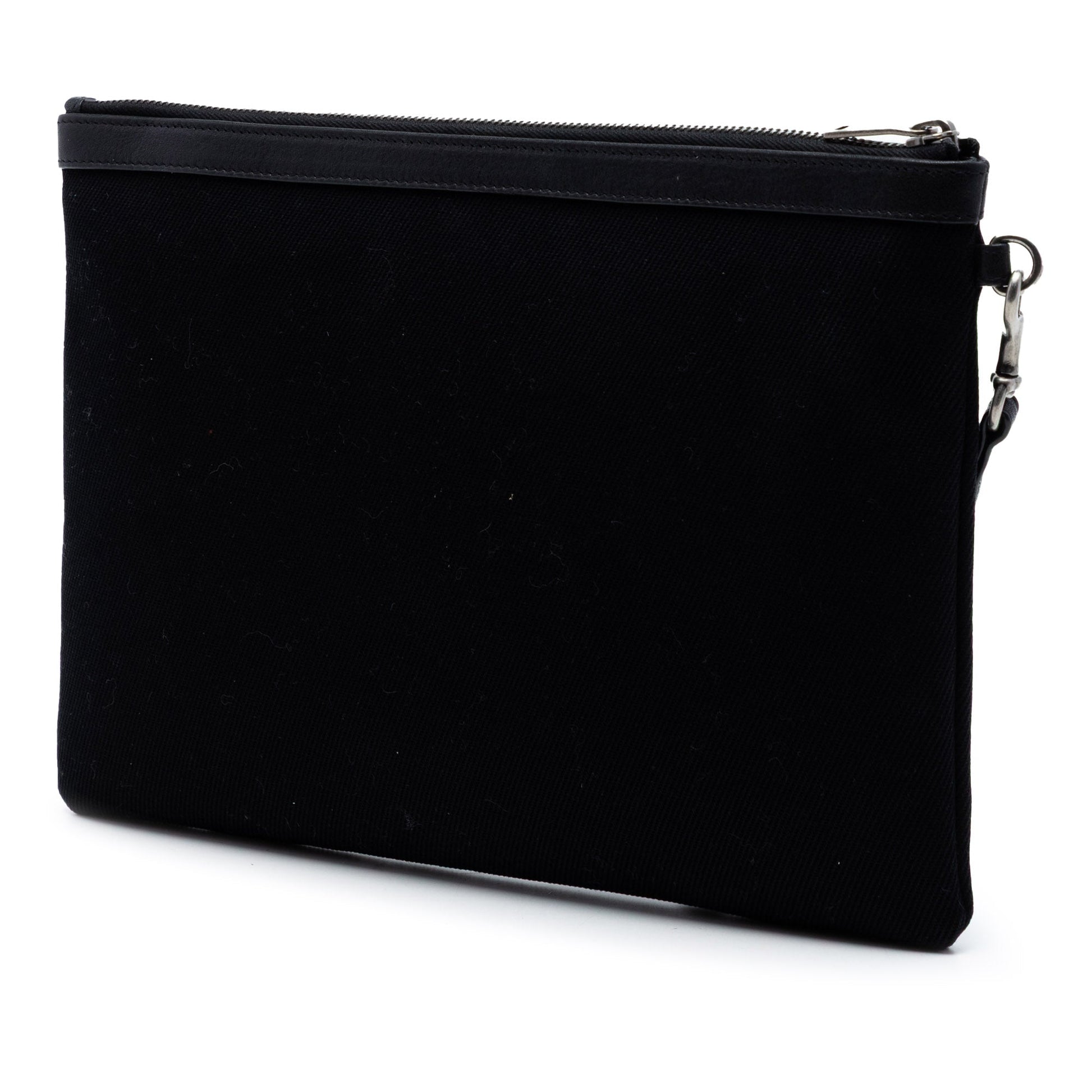 Saint Laurent Canvas Rive Gauche Clutch