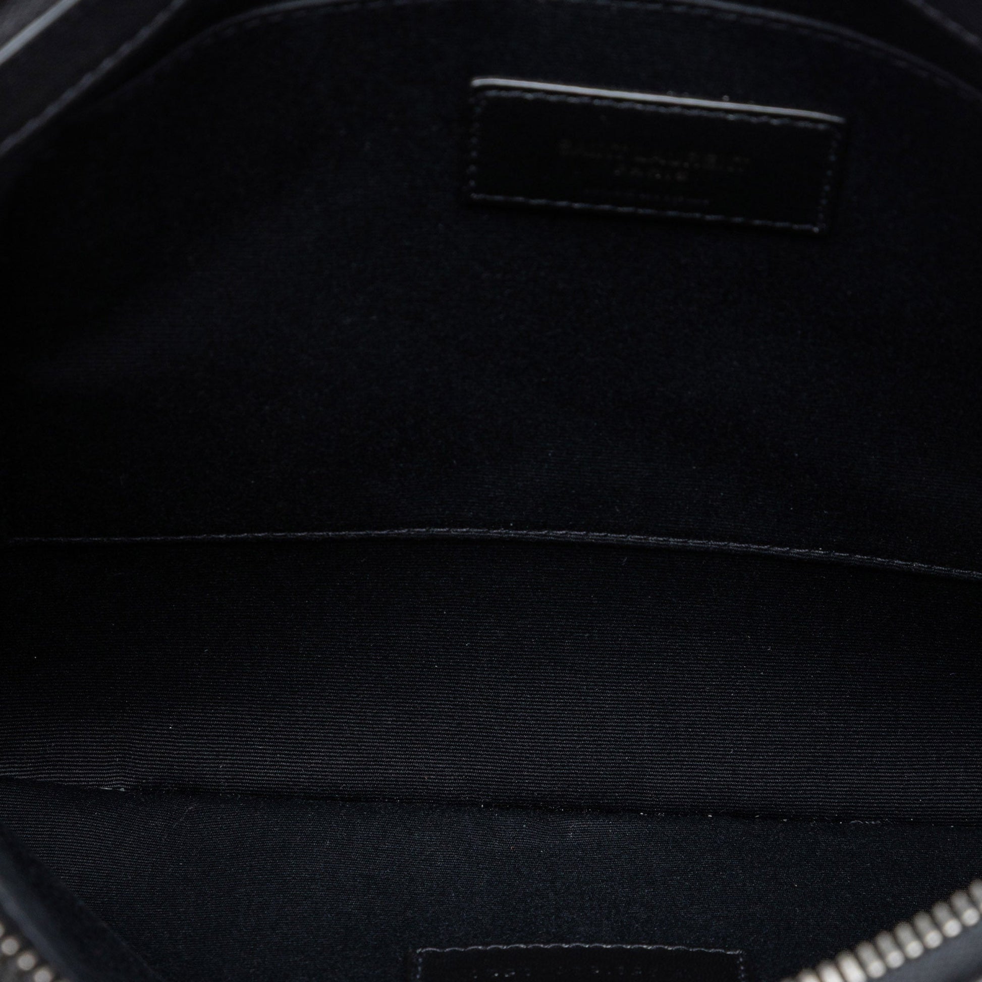 Saint Laurent Canvas Rive Gauche Clutch