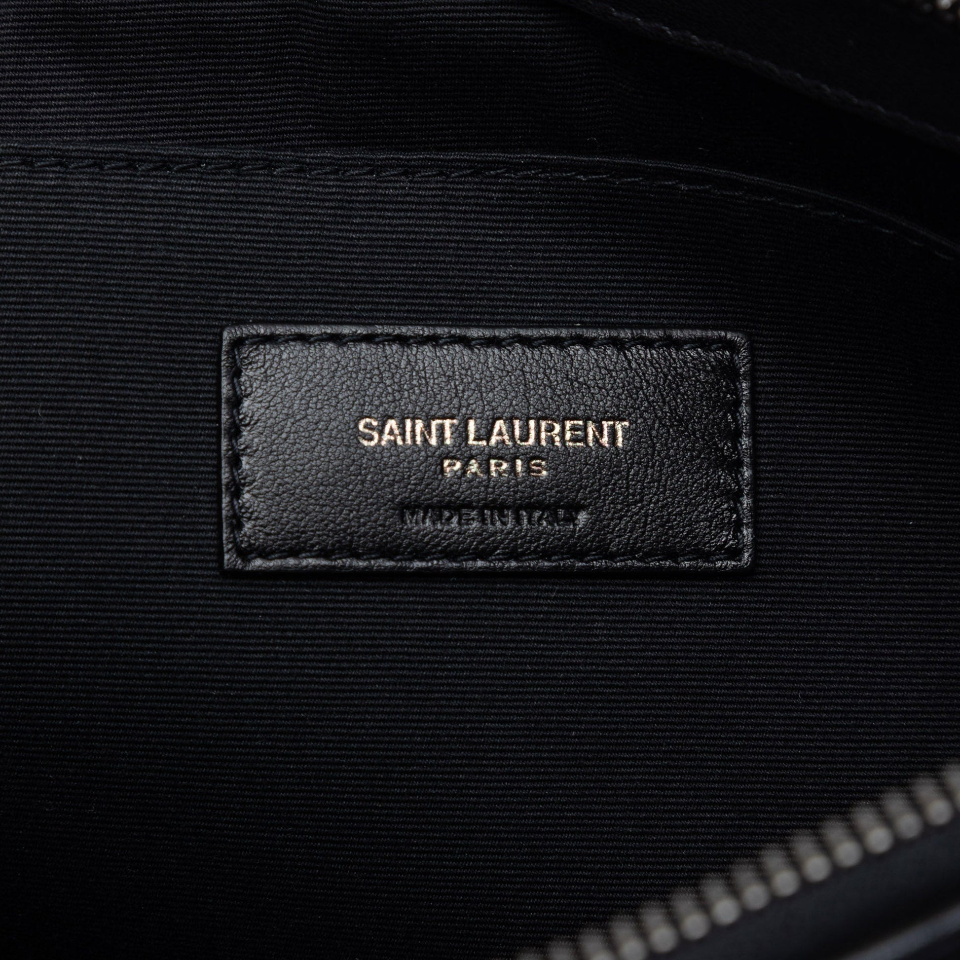 Saint Laurent Canvas Rive Gauche Clutch