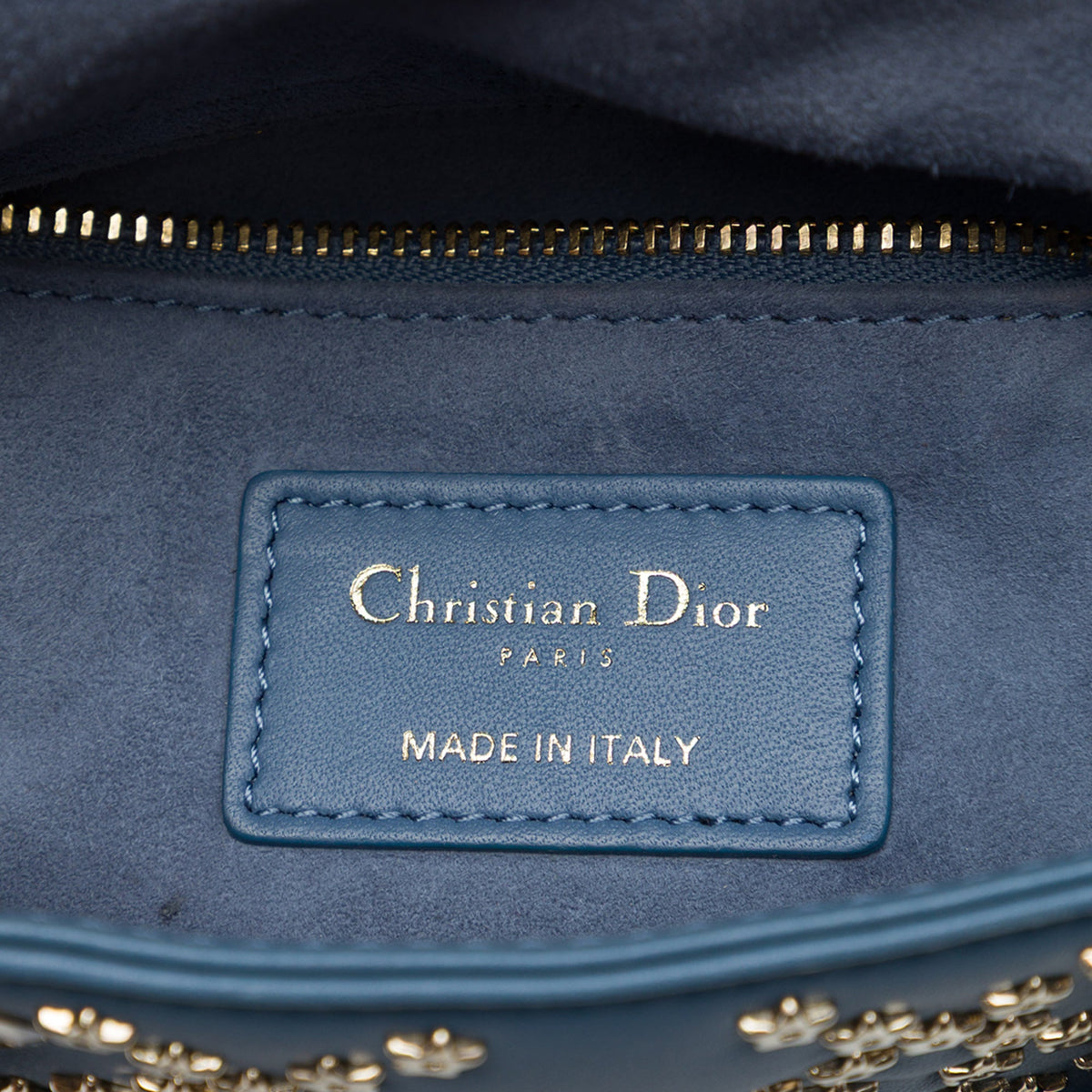Dior Mini Lambskin Cannage Lucky Star Studded Lady Dior