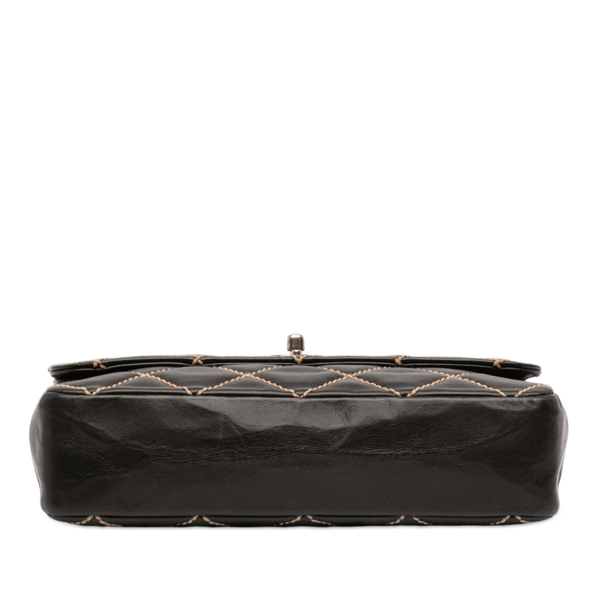 Chanel CC Wild Stitch Lambskin Flap