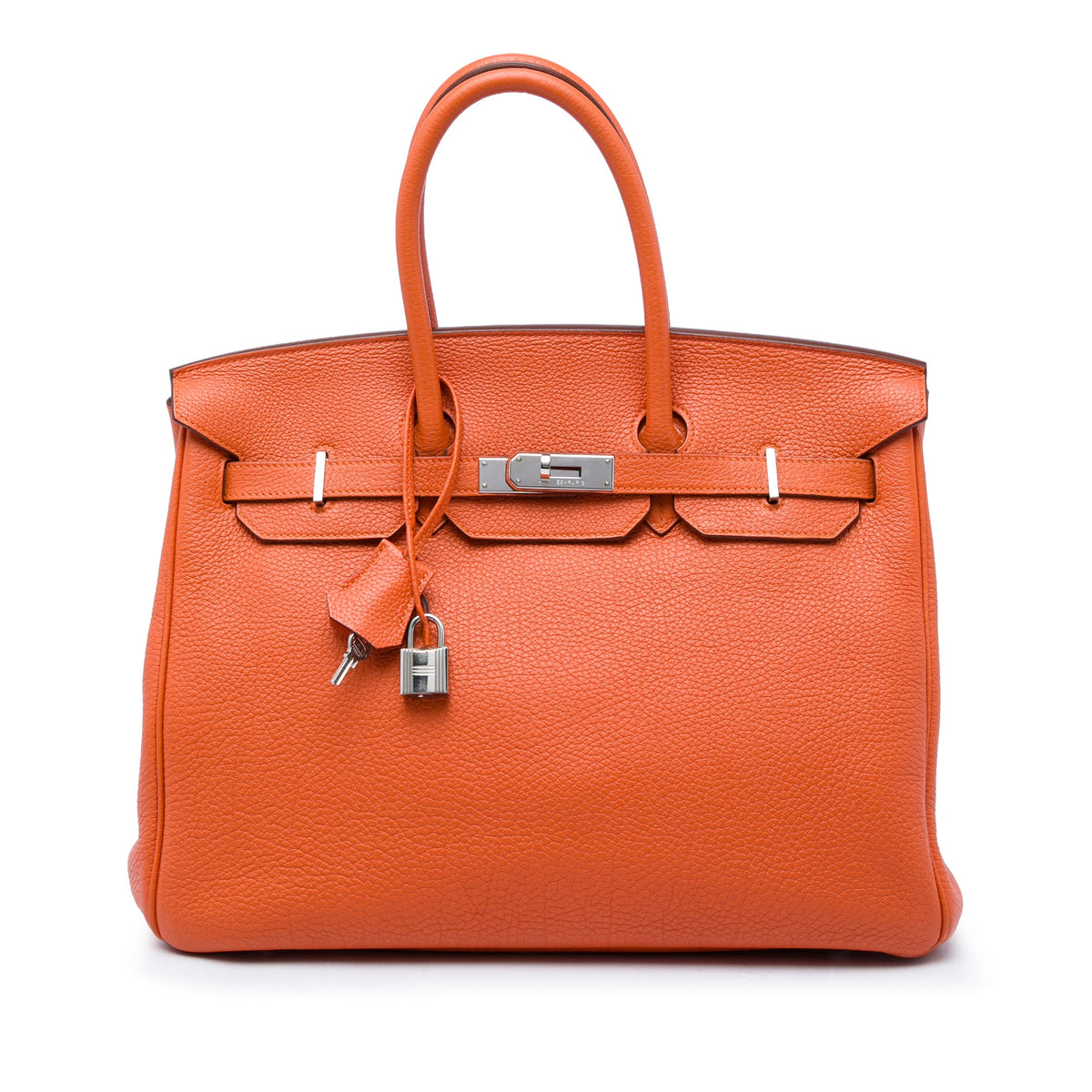 Hermès Togo Birkin Retourne 35 — Orange