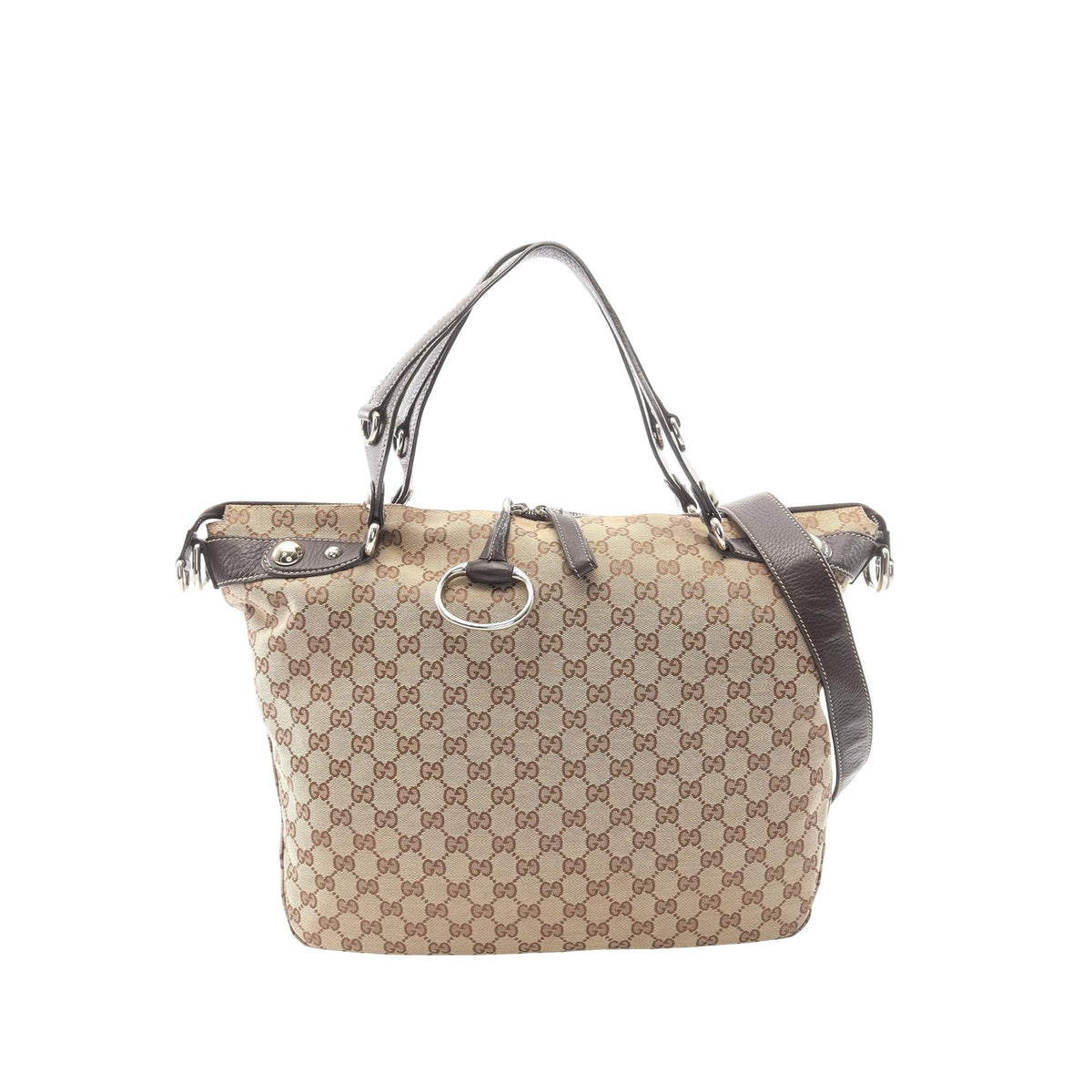 Gucci GG Canvas Icon Bit Satchel