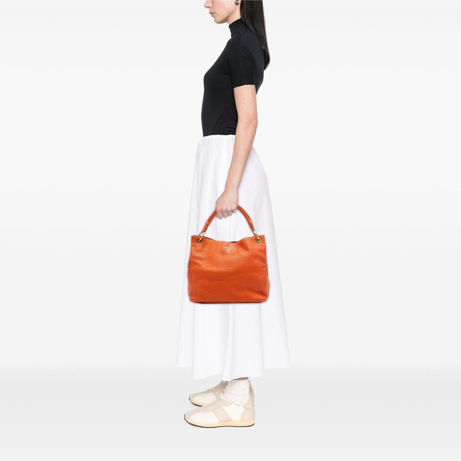Prada Vitello Daino Hobo