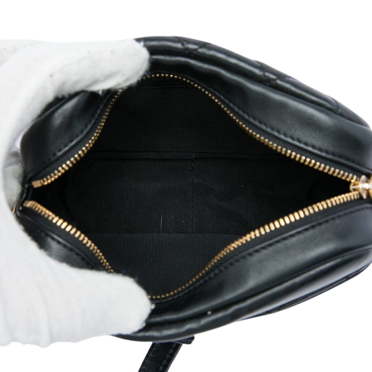 Chanel Small Quilted Lambskin Buckle Camera Bag