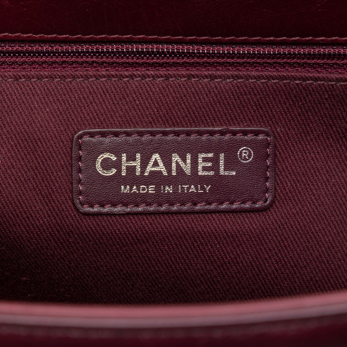 Chanel Small Quilted Calfskin CC Enchained Accordion Flap — Red