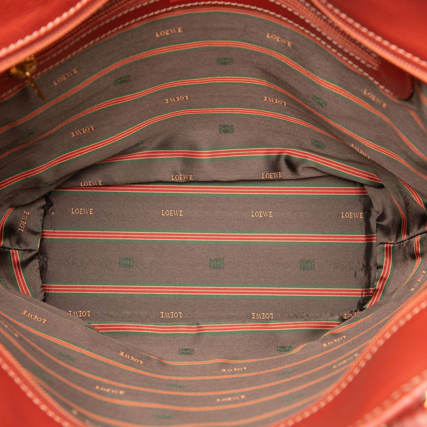 LOEWE Leather Velazquez Twist Shoulder Bag
