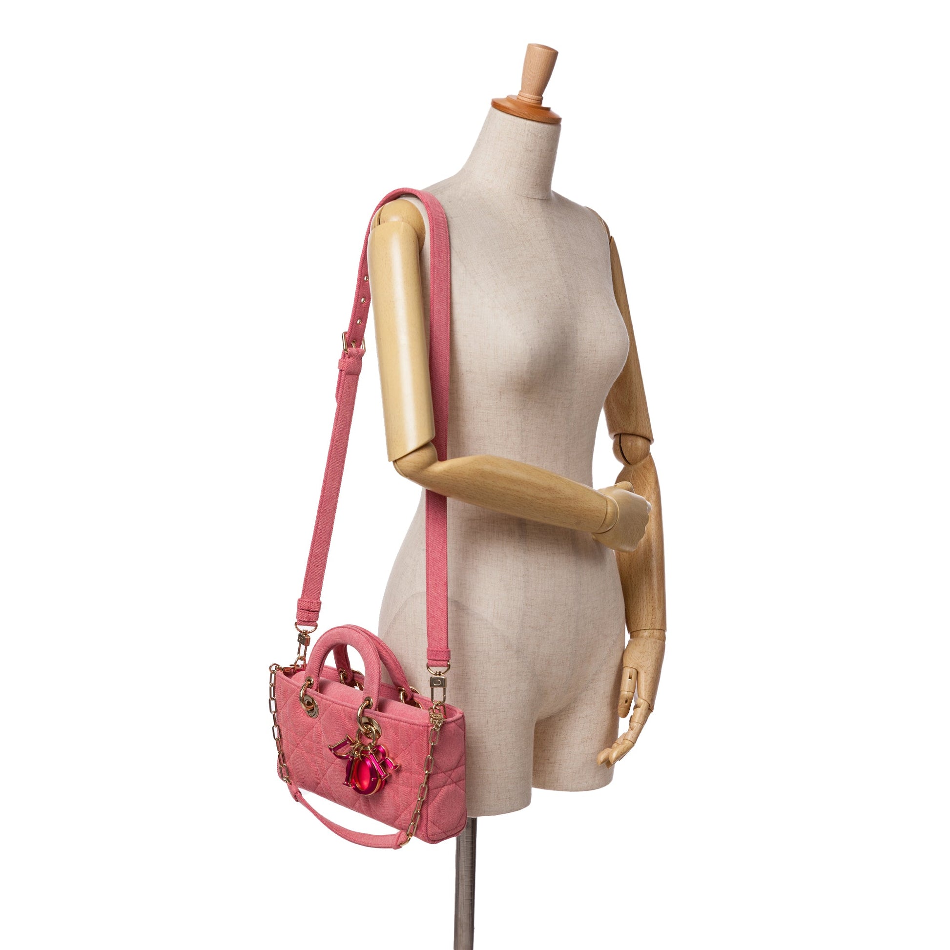 Dior Medium Denim Macrocannage Lady D Joy