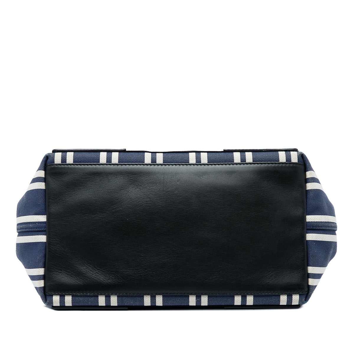 Balenciaga Canvas Striped Navy Cabas S — Blue