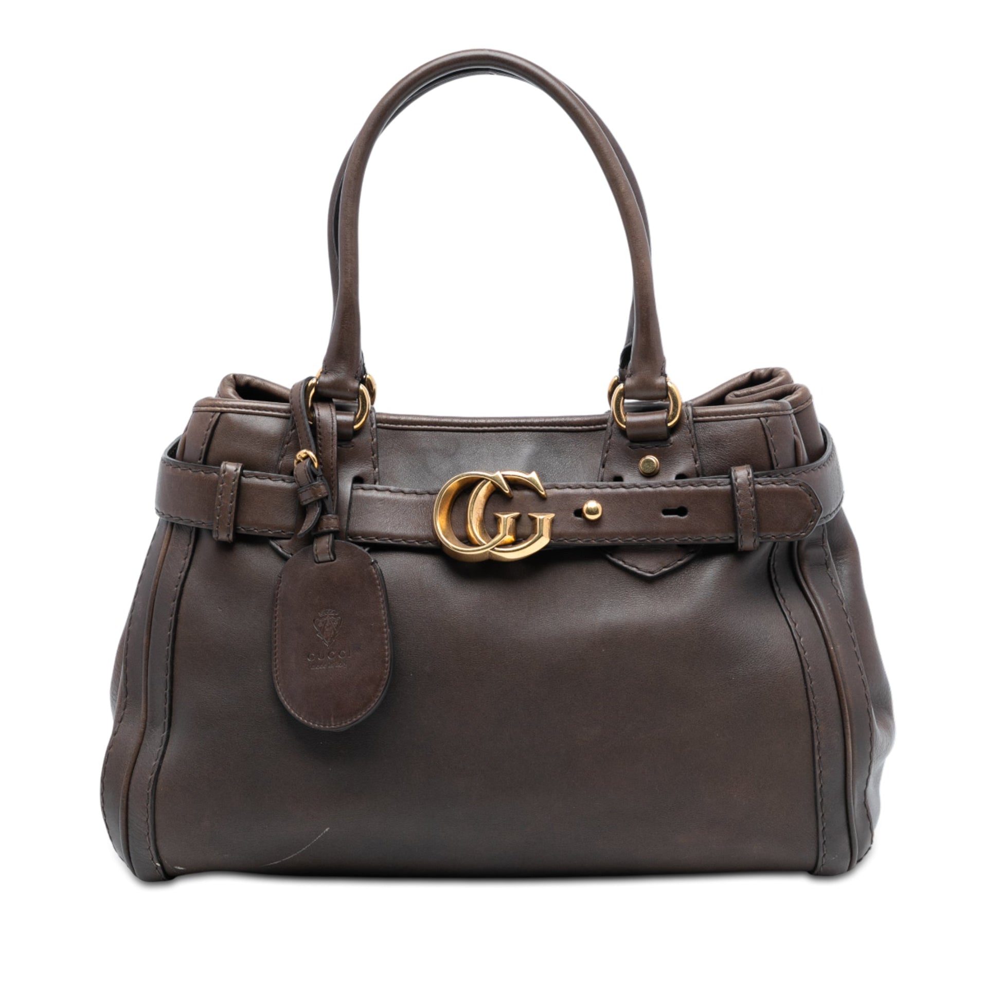 Gucci Calfskin Interlocking G Running Tote