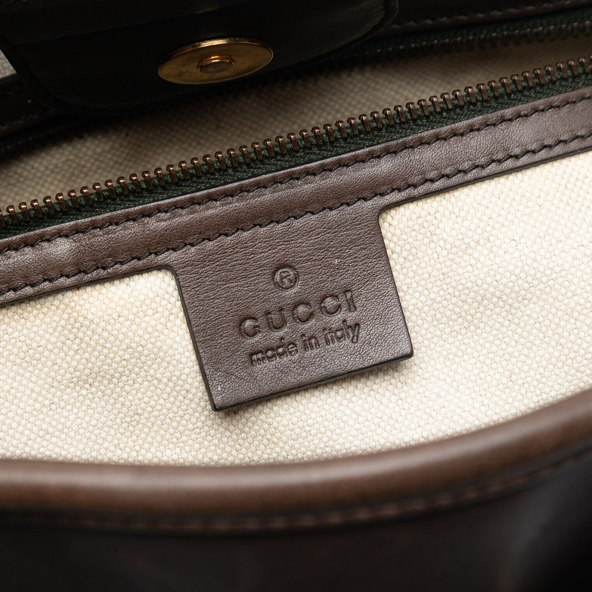 Gucci Calfskin Interlocking G Running Tote