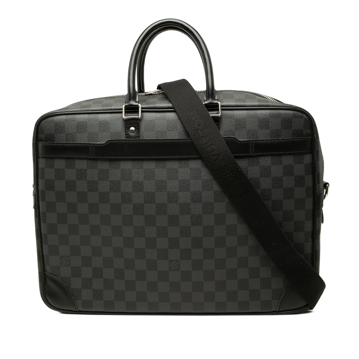 Louis Vuitton Damier Graphite Porte Documents Voyage GM — Black