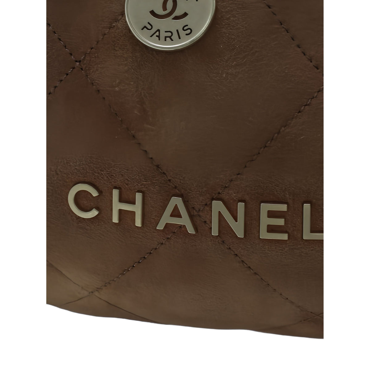 Chanel Large Shearling Trimmed Quilted Suede 22 Hobo — Brown