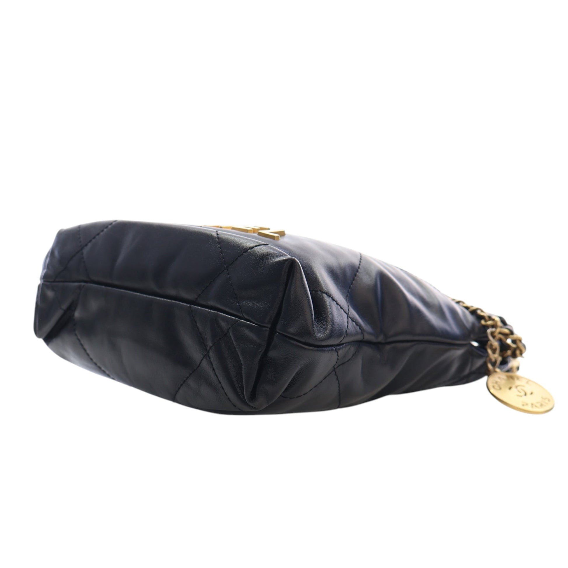 Chanel Mini Shiny Calfskin 22 Handbag