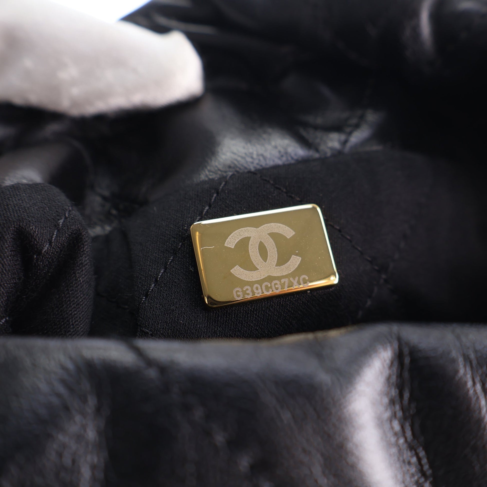 Chanel Mini Shiny Calfskin 22 Handbag