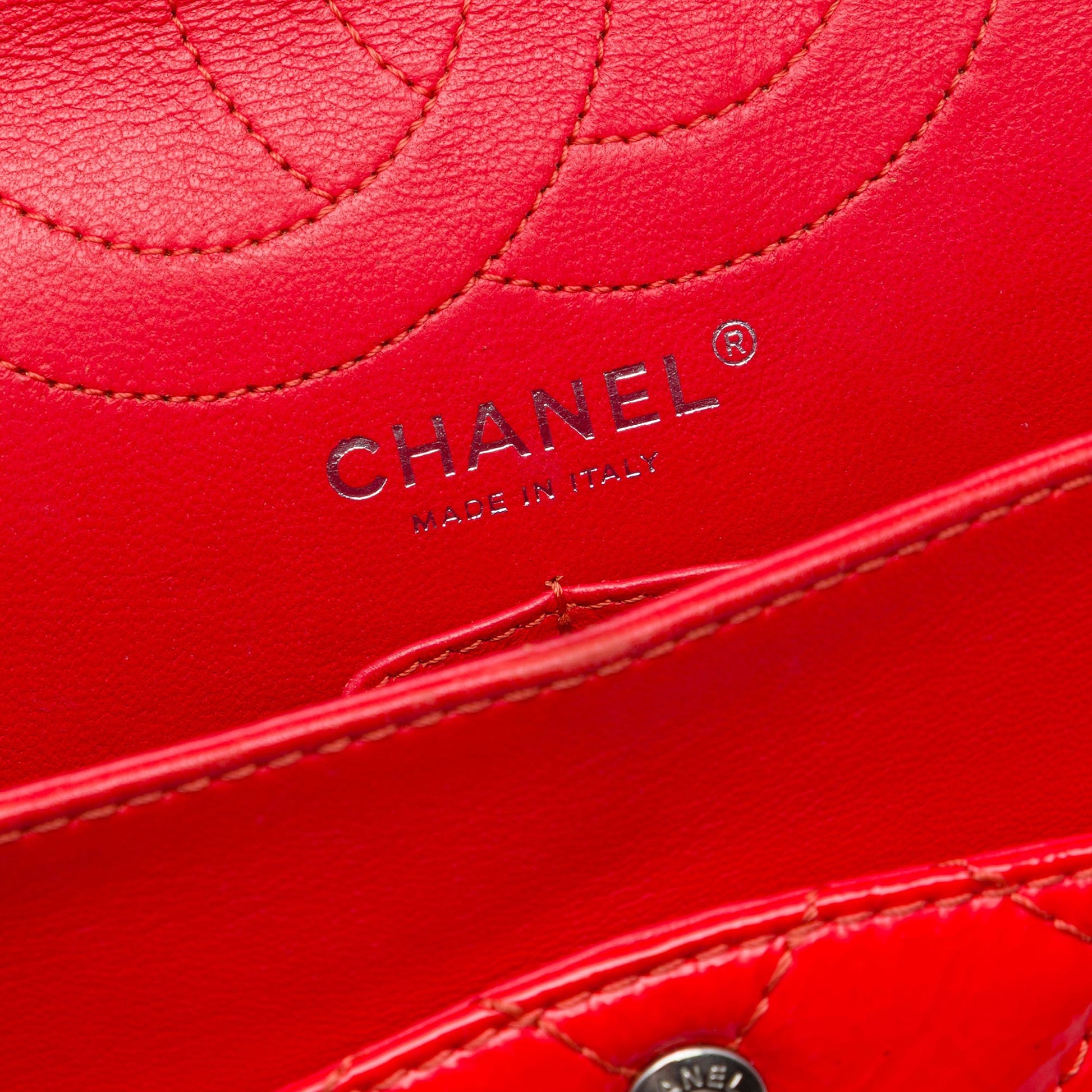 Chanel Quilted Crinkled Patent Reissue 2.55 Double Flap 226