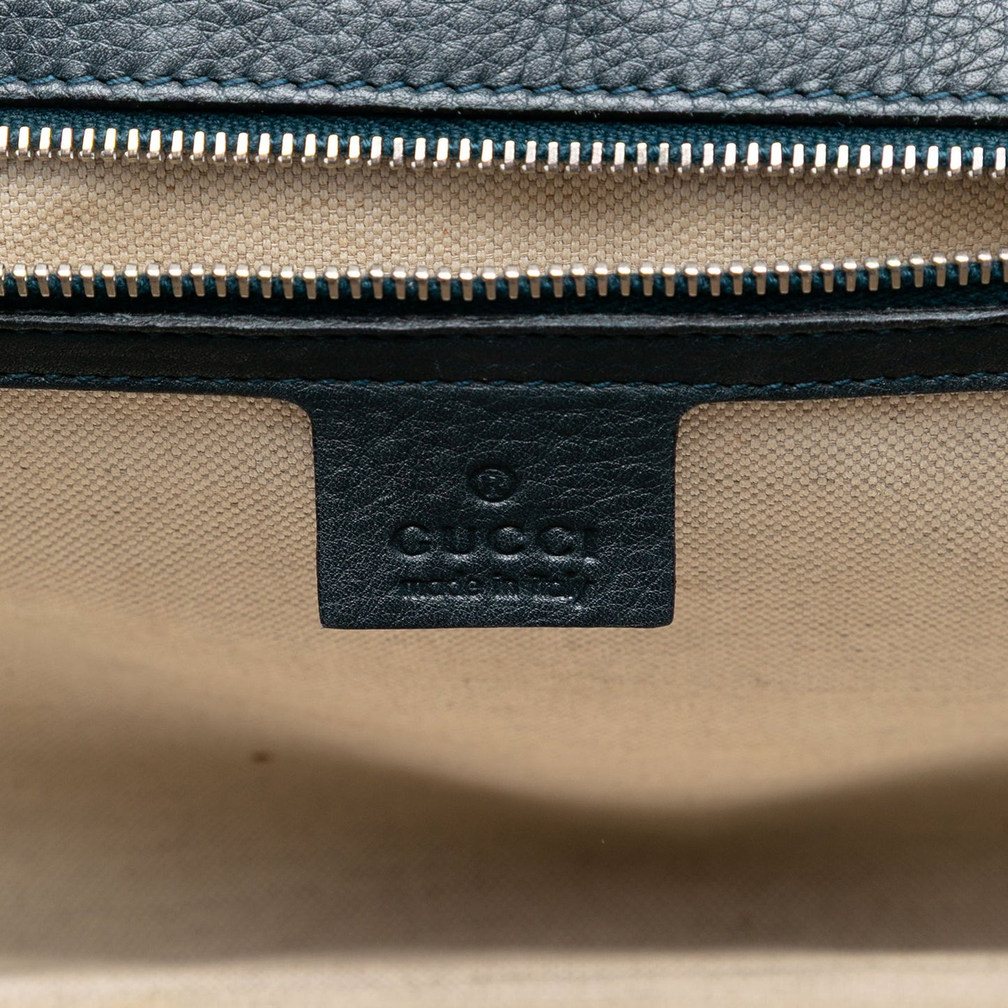 Gucci Large Guccissima New Bamboo Top Handle Bag