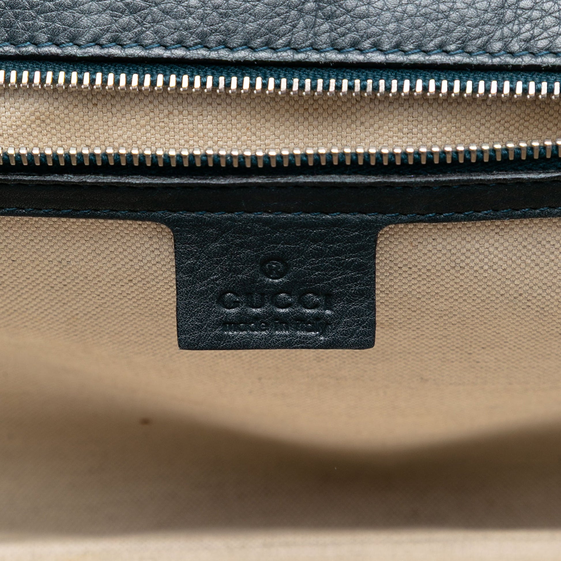 Gucci Large Guccissima New Bamboo Top Handle Bag