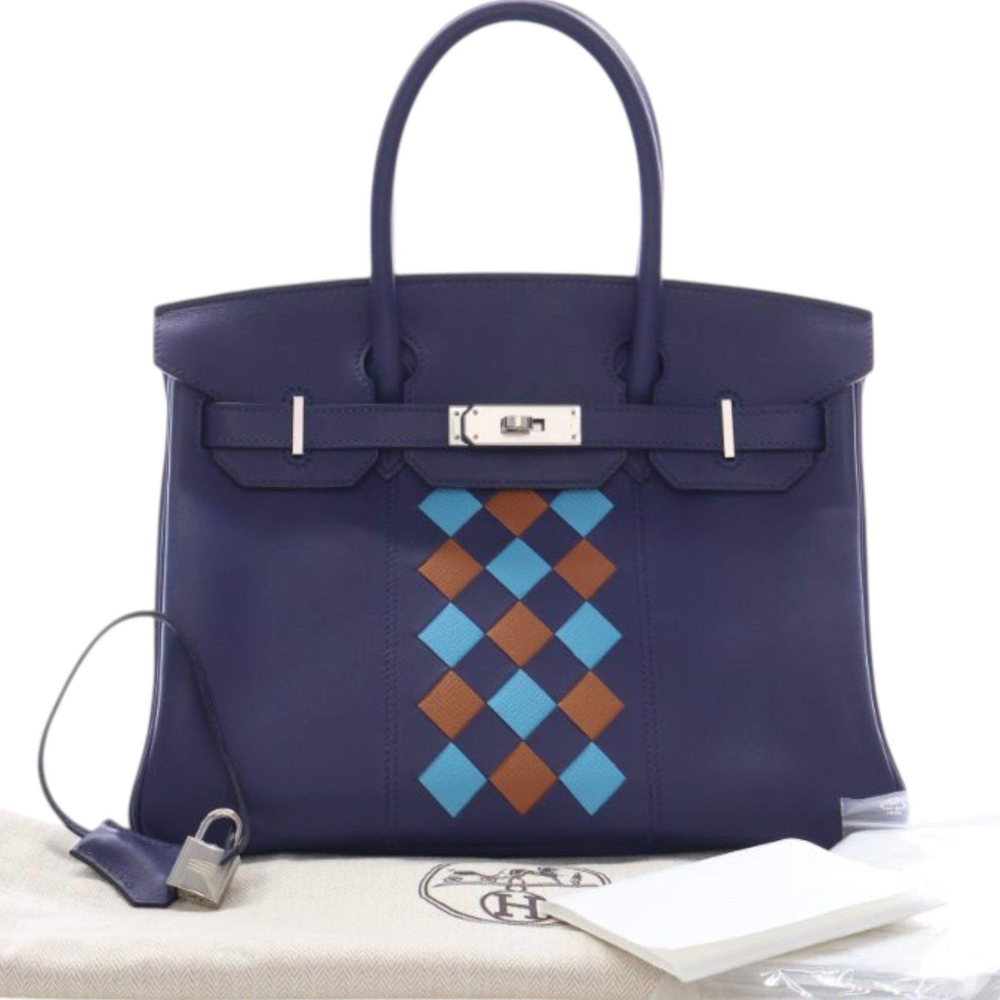 Hermès Swift and Epsom Birkin Tressage Retourne 30