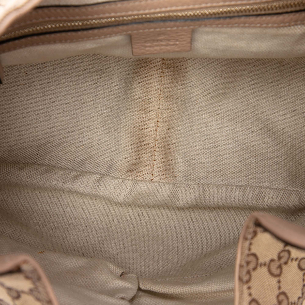 Gucci GG Canvas Dressage Hobo — Beige