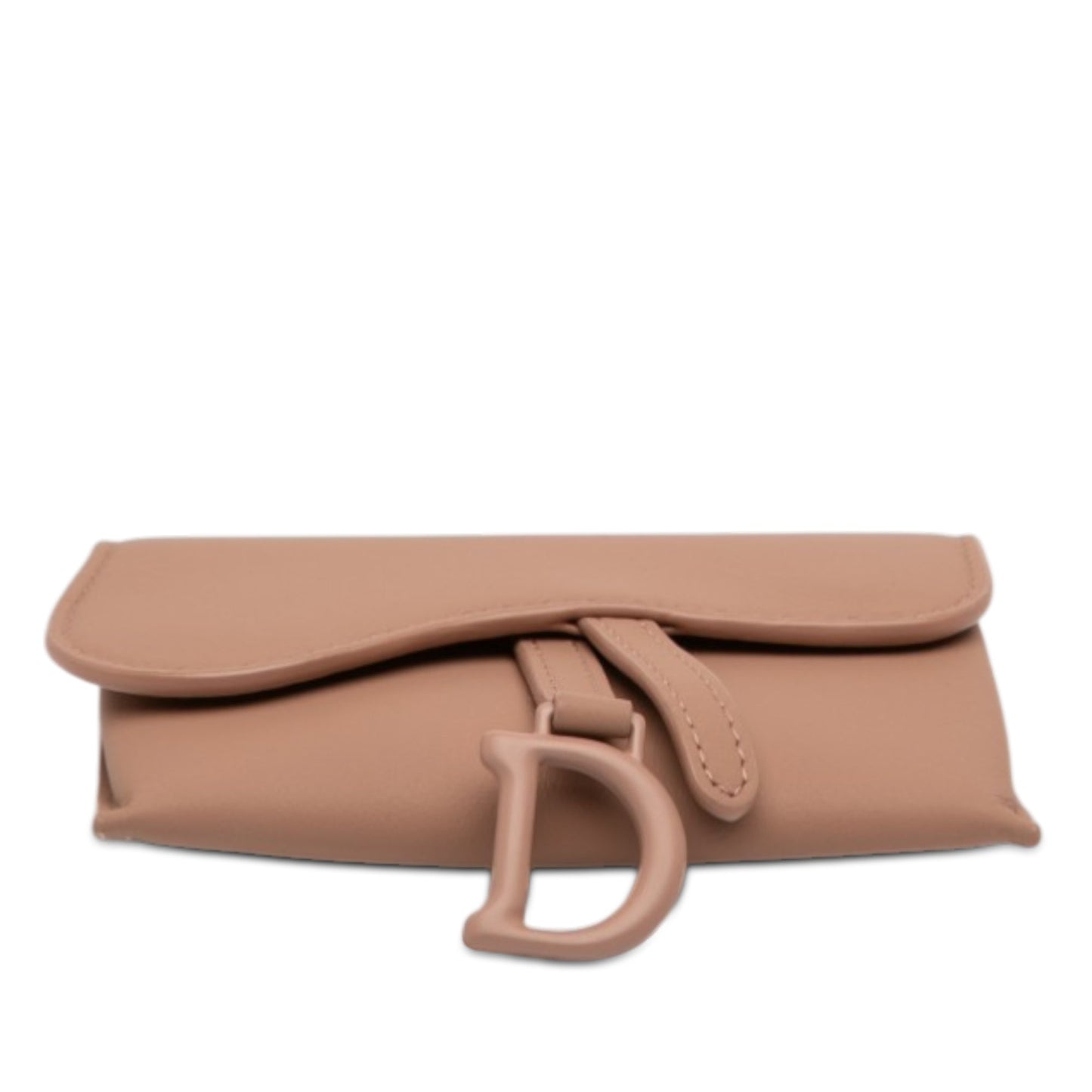 Nano Ultra Matte Calfskin Saddle Chain Pouch